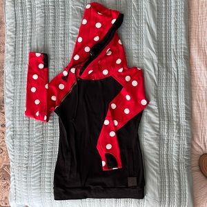 Disney Minnie Mouse Ampersand Double Hoodie - RARE
